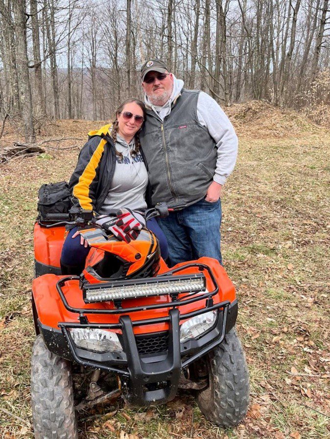 Steve Weber with wife
